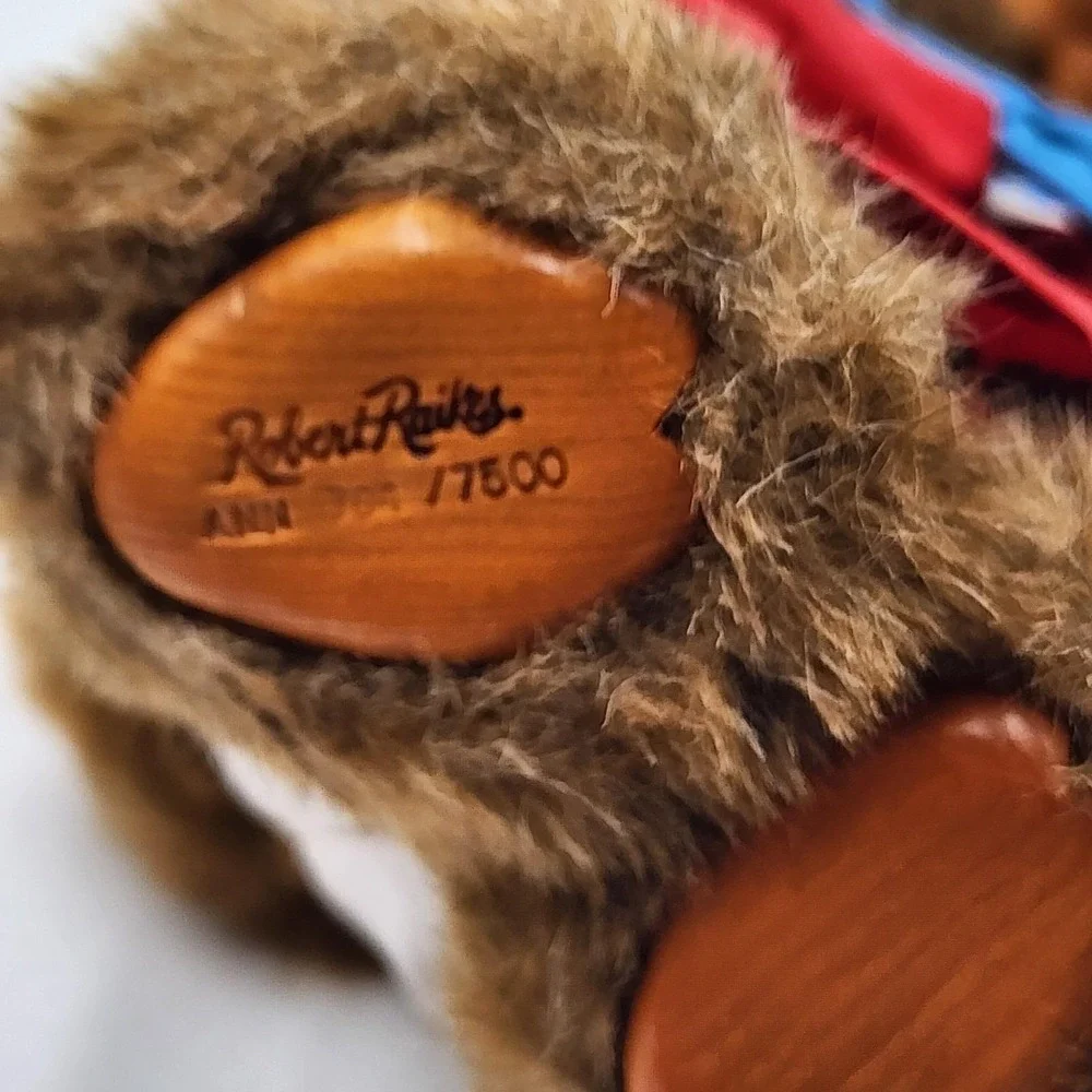 Vintage Robert‎ Raikes Jessica Bear Wooden Face Limited Edition ANN364/7500 12